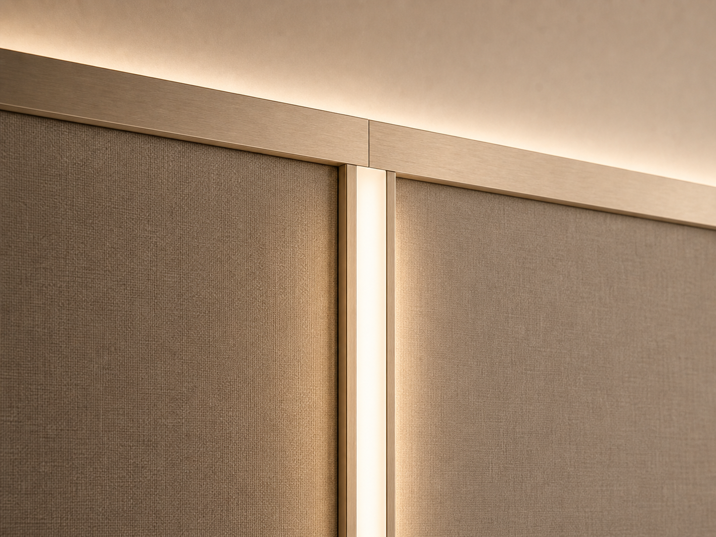 Wall connection accessories and LED profile components
